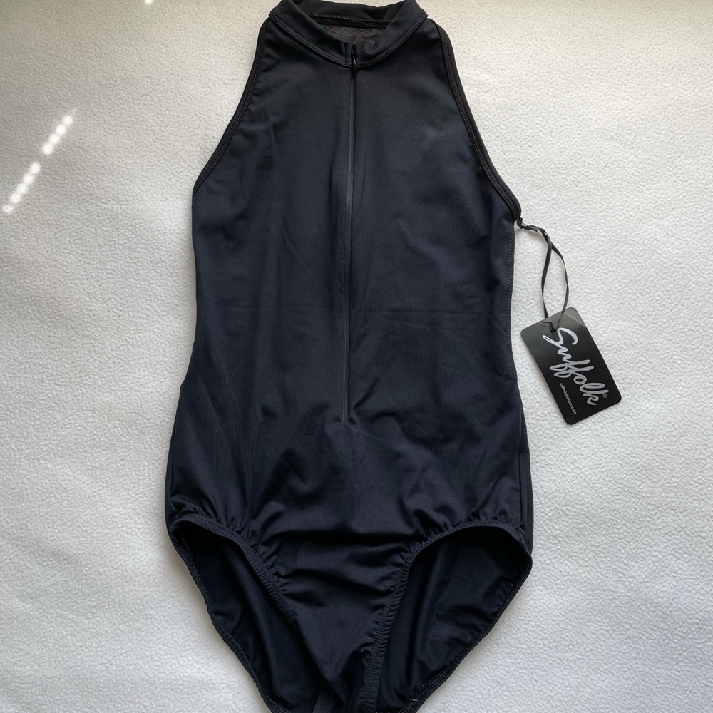Black Suffolk Leotard NWT